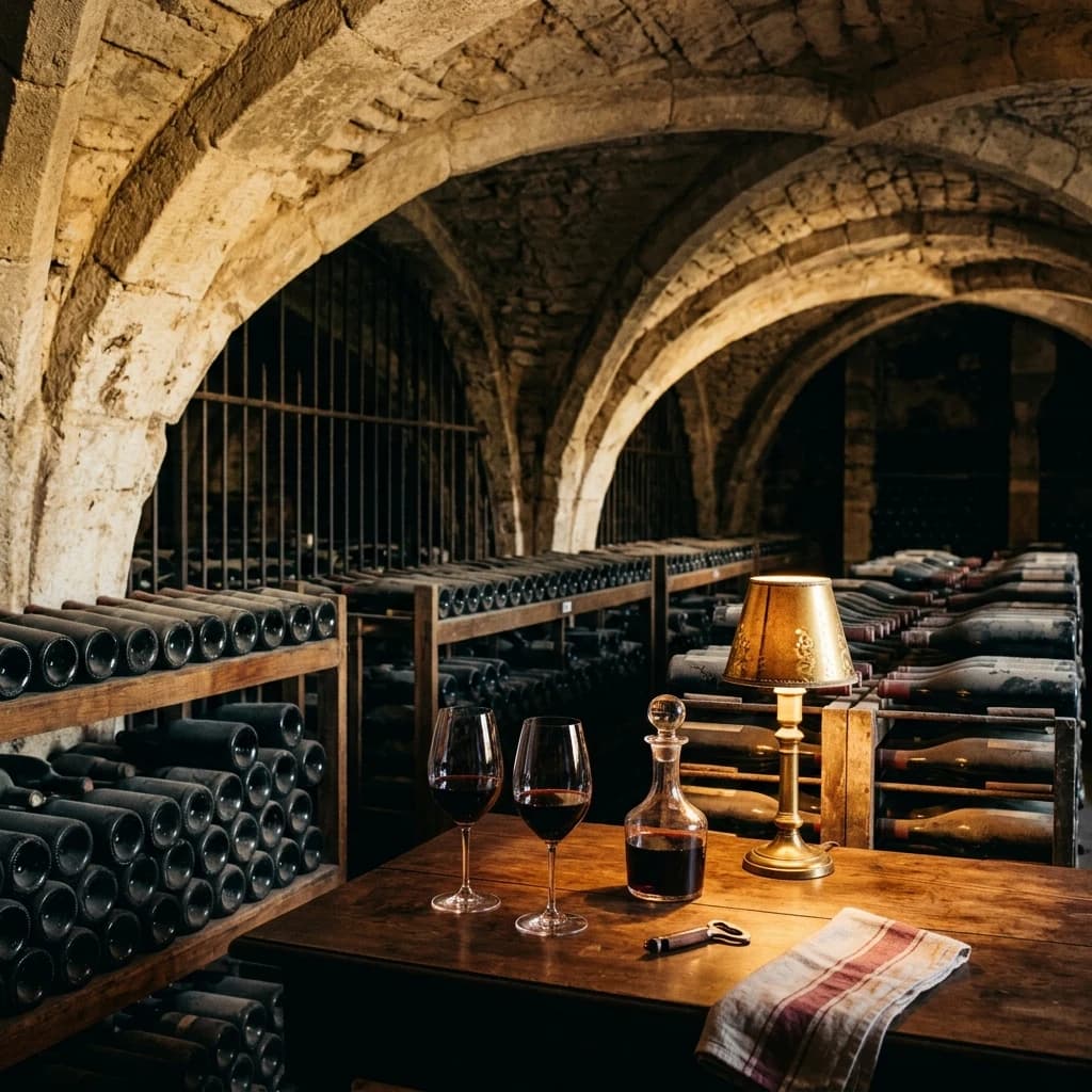 Wine-Tasting im Keller