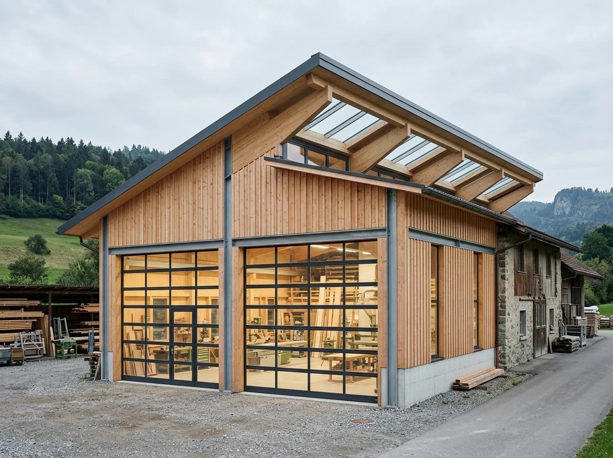 Werkstatt-Anbau