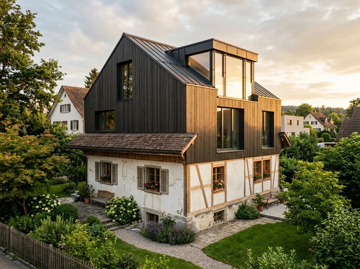 Aufstockung Einfamilienhaus
